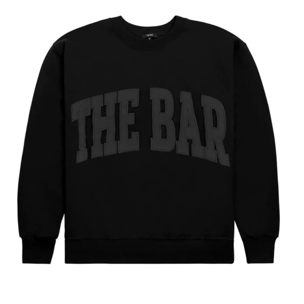 THE BAR sweatshirt in black